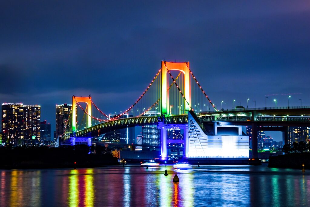 お台場海浜公園の夜景