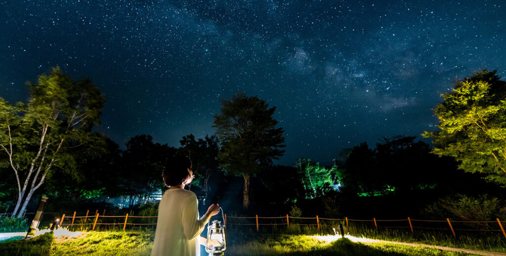 浪合パークの星空