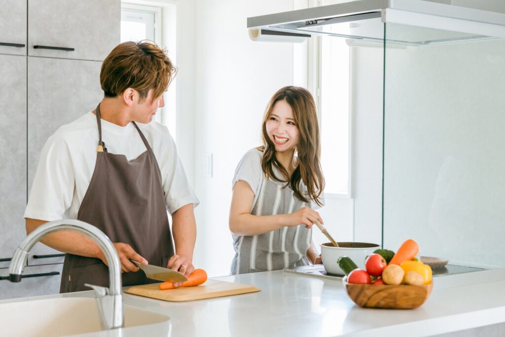 夫婦　料理